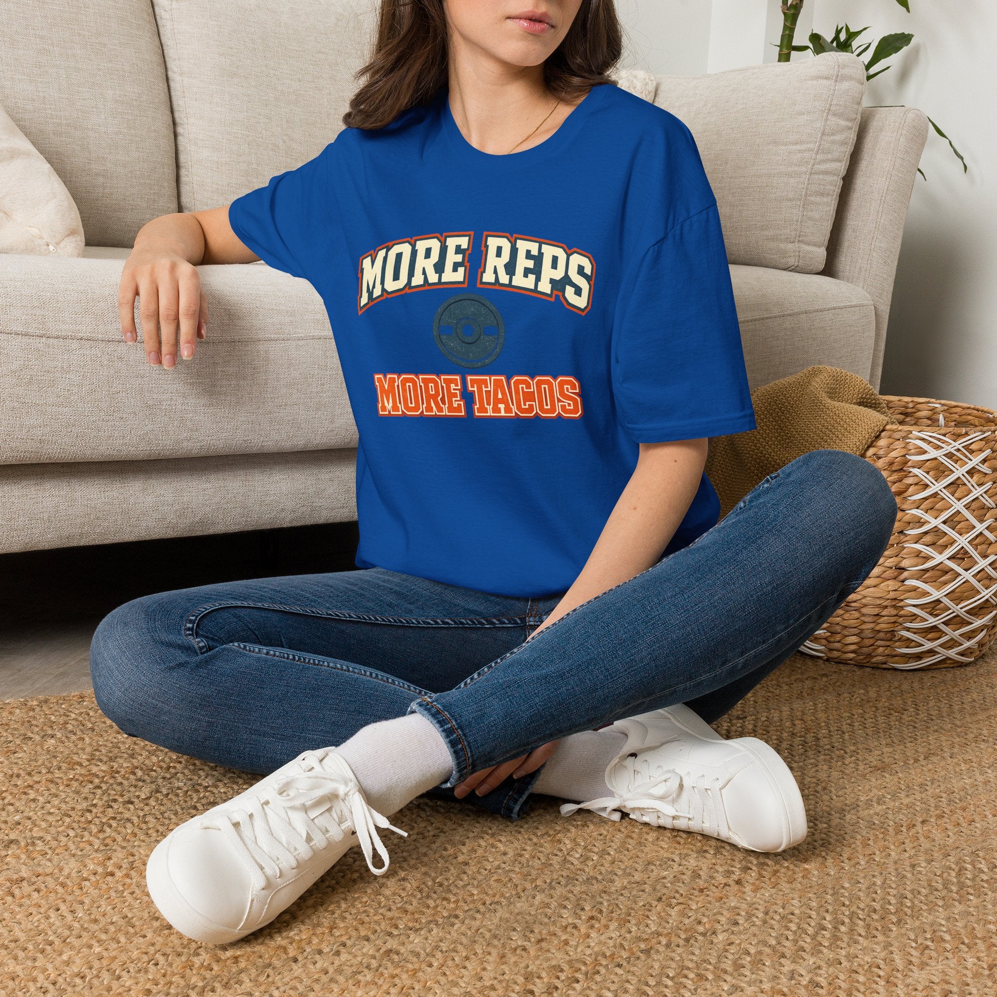 More Reps, More Tacos! | Premium Unisex T-Shirt | Gym Then Tacos
