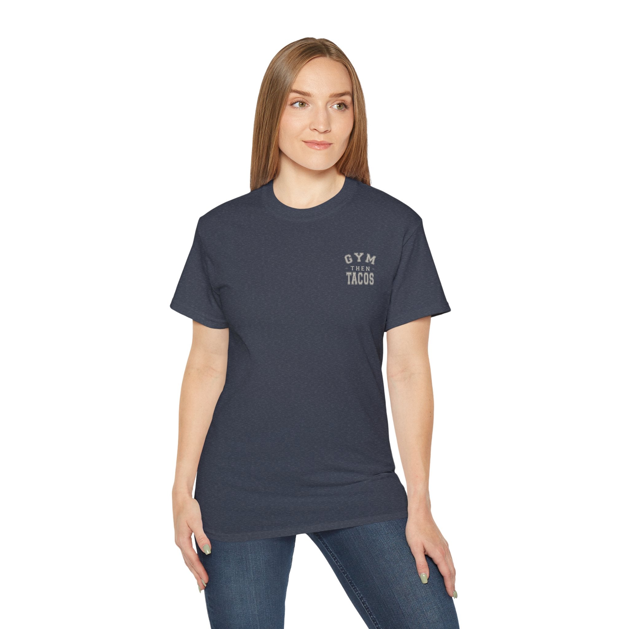 The Heritage Tee - Back Print - Gym Then Tacos