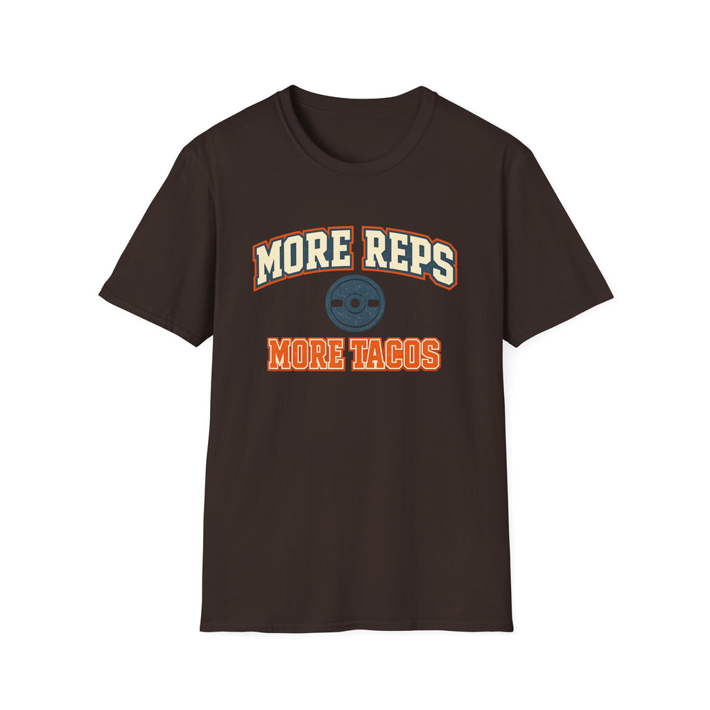 More Reps, More Tacos! | Premium Unisex T-Shirt | Gym Then Tacos