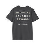 Gym Then Tacos T-Shirt — Minimal Fitness & Food Quote Tee