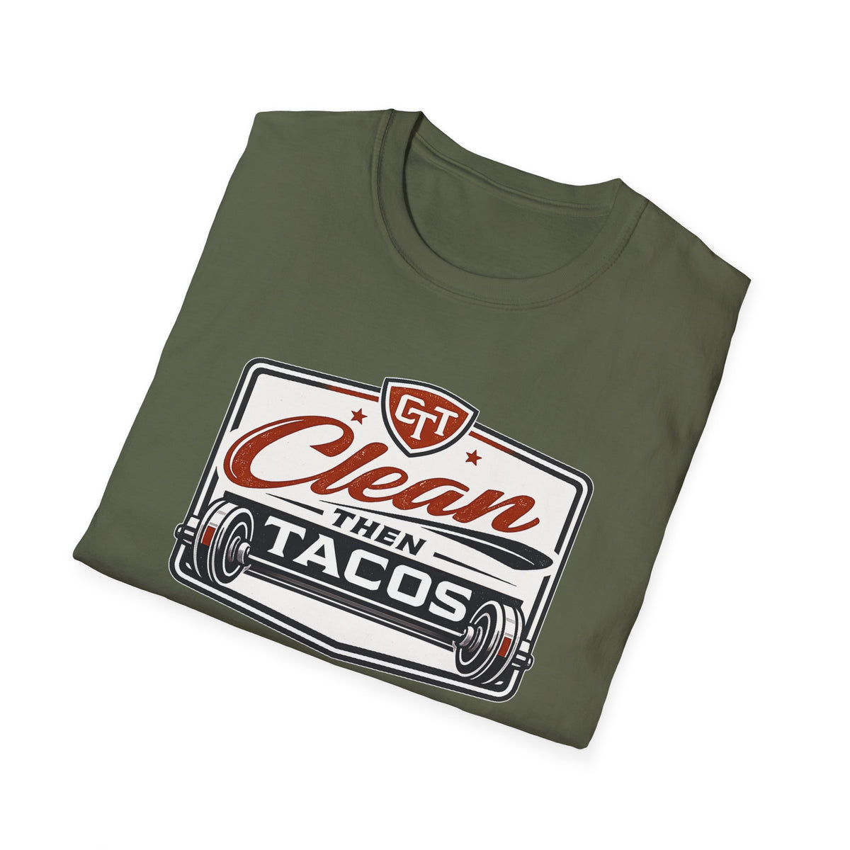 Clean Then Tacos | Premium Unisex T-Shirt | Gym Then Tacos