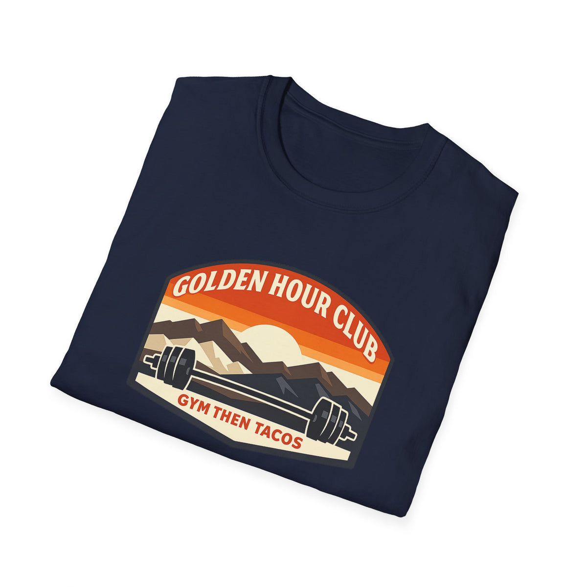Golden Hour Club | Premium Unisex T-Shirt | Gym Then Tacos