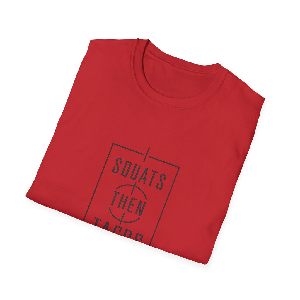 Squats Then Tacos | Premium Unisex T-Shirt | Gym Then Tacos