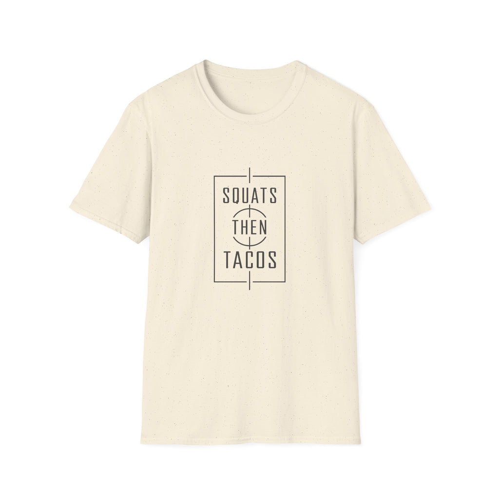 Squats Then Tacos | Premium Unisex T-Shirt | Gym Then Tacos
