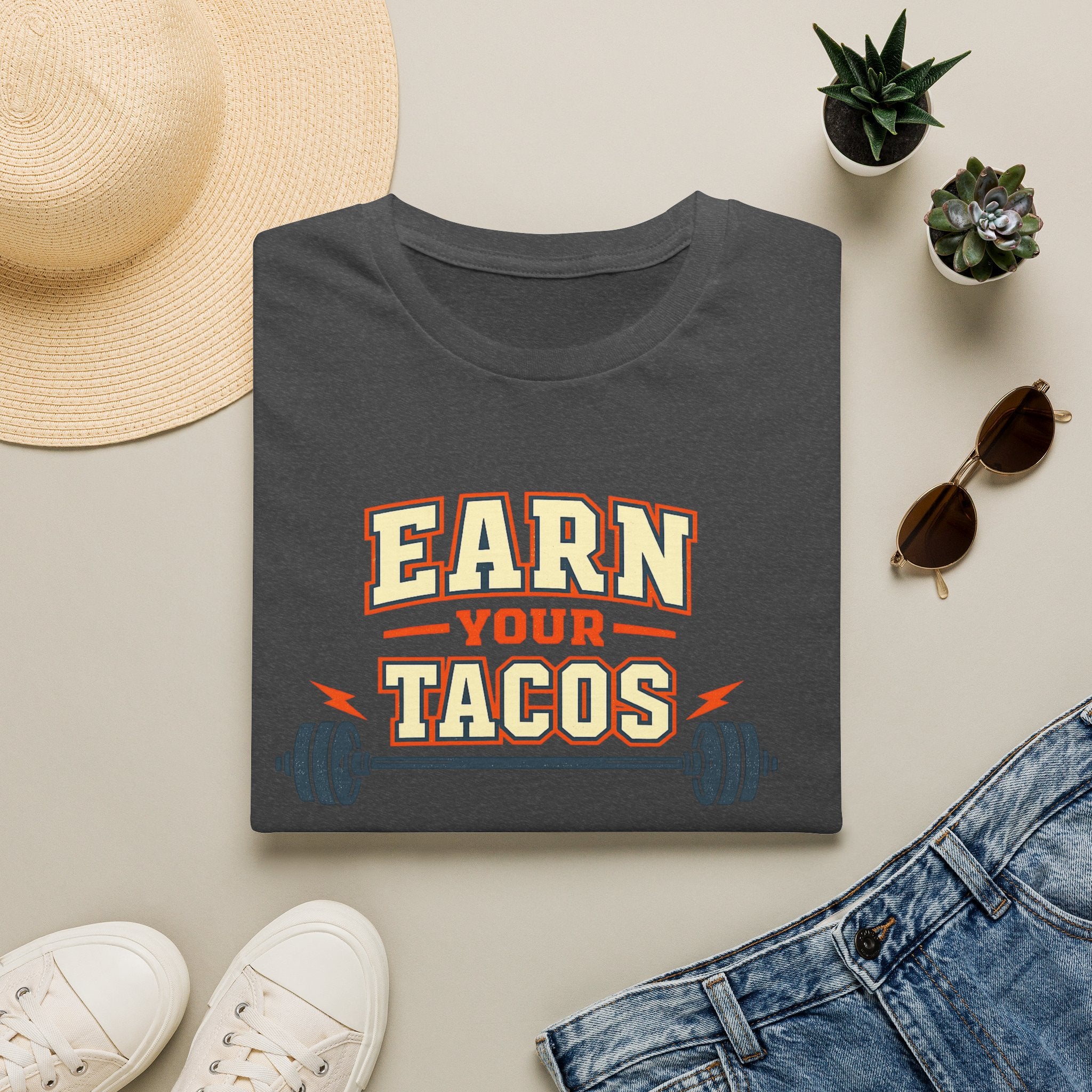 Earn Your Tacos | Premium Unisex T-Shirt | Gym Then Tacos