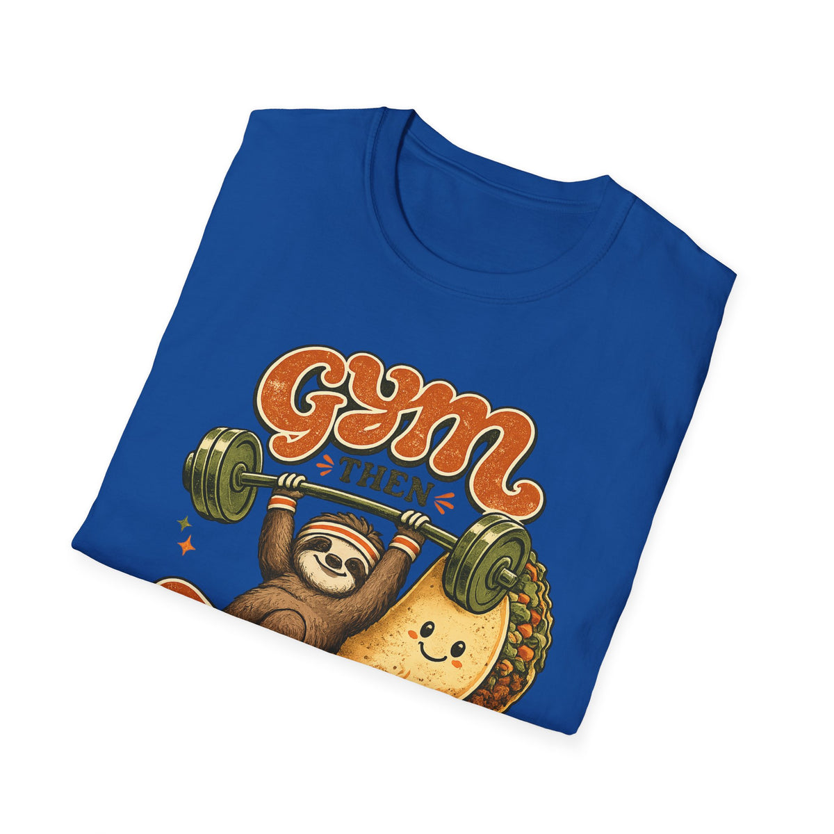 Gym Sloth | Premium Unisex T-Shirt | Gym Then Tacos