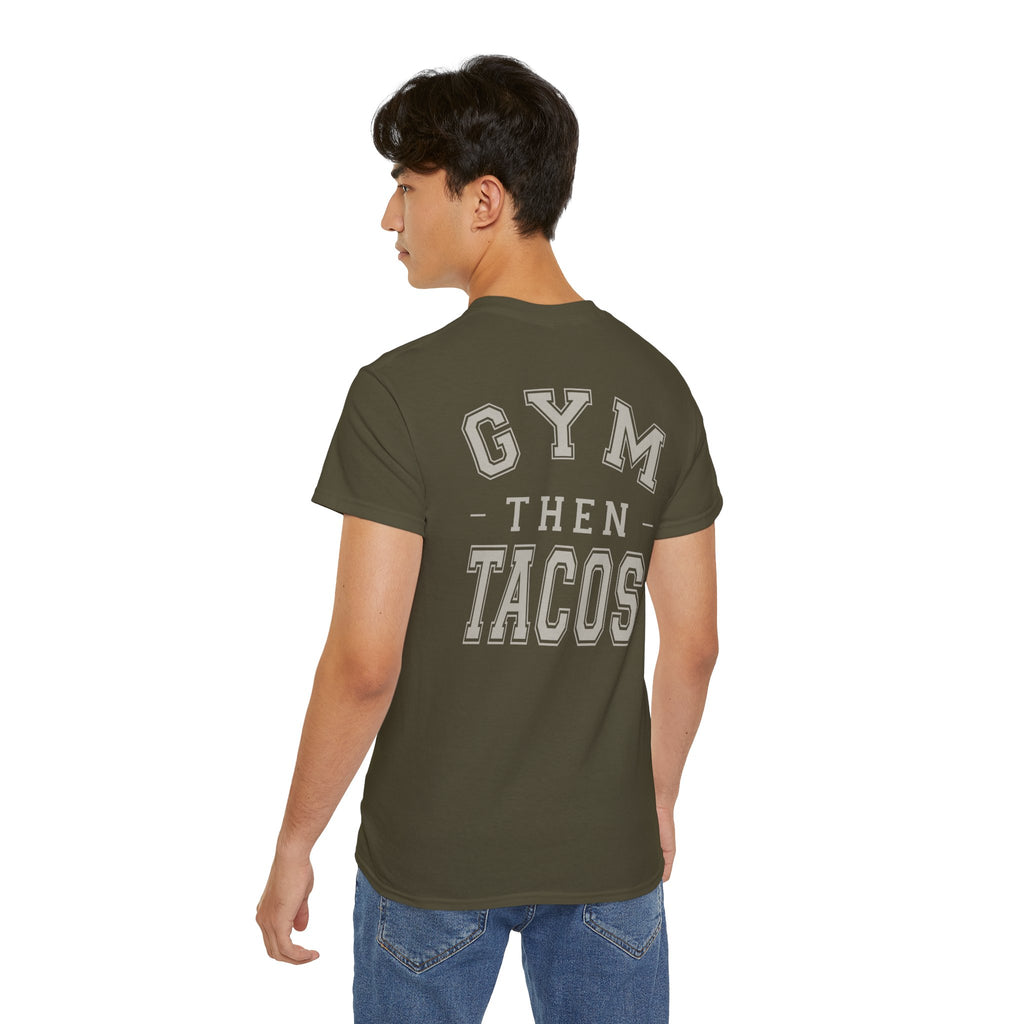 The Heritage Tee - Back Print - Gym Then Tacos