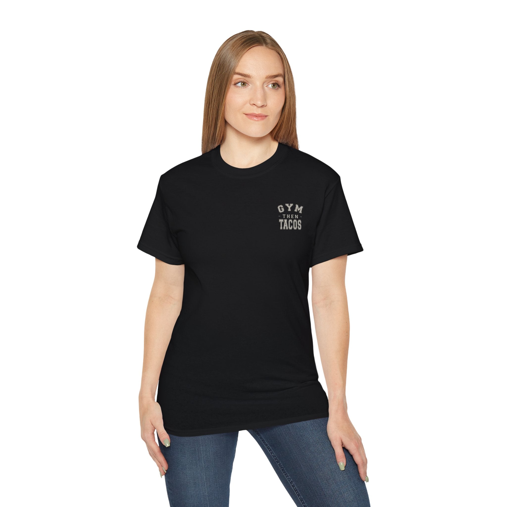 The Heritage Tee - Back Print - Gym Then Tacos