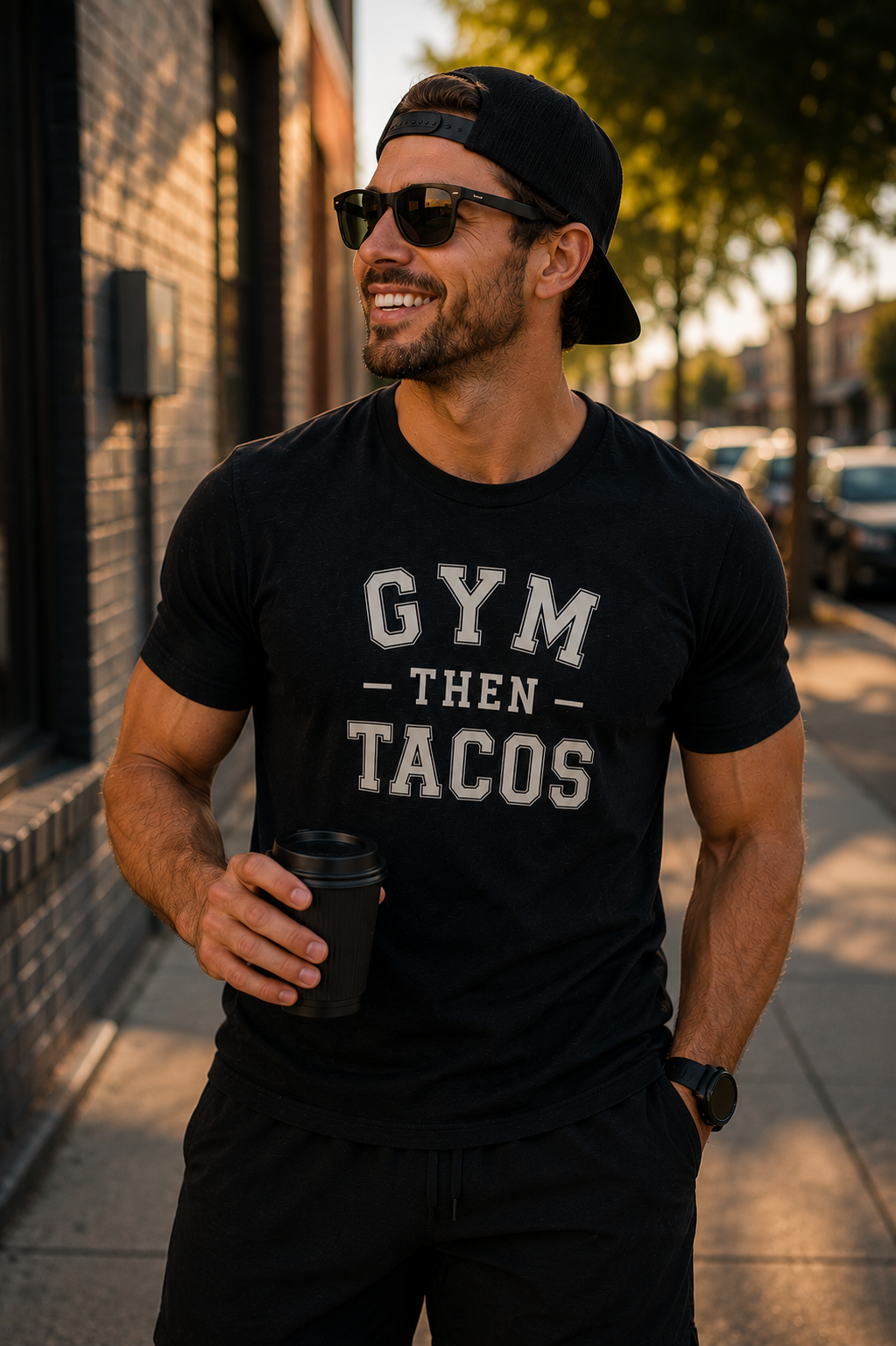 The Heritage Tee - Gym Then Tacos