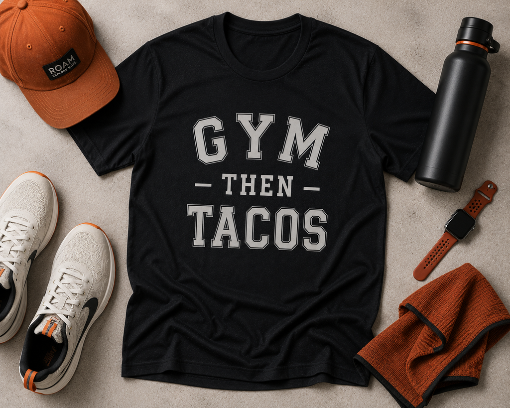 The Heritage Tee - Gym Then Tacos