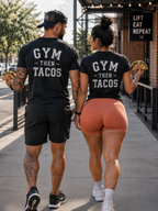 The Heritage Tee - Back Print - Gym Then Tacos