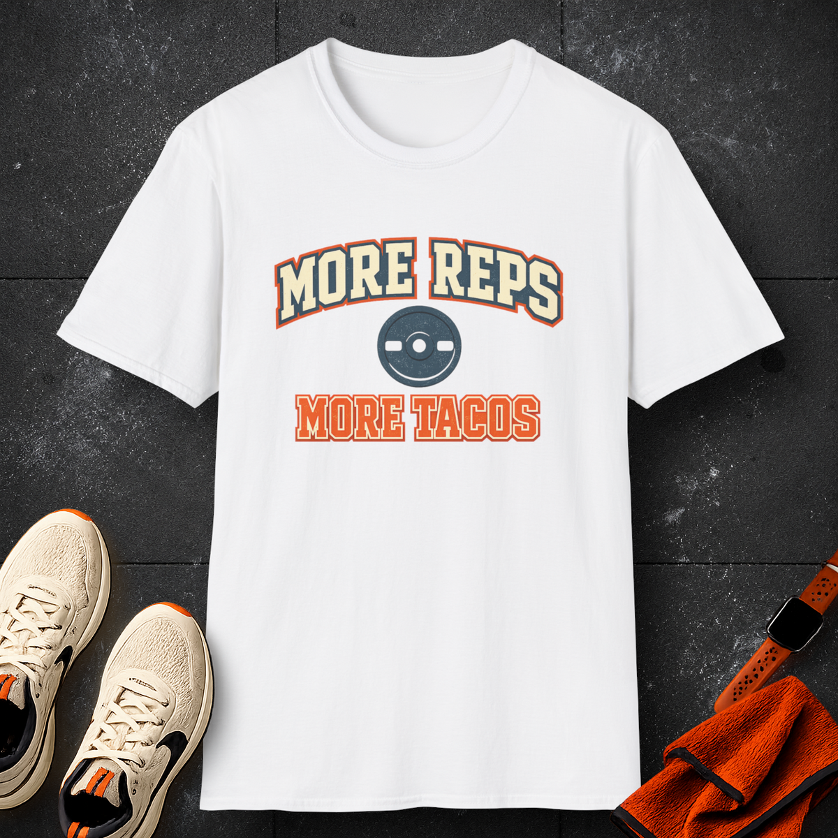 More Reps, More Tacos! | Premium Unisex T-Shirt | Gym Then Tacos