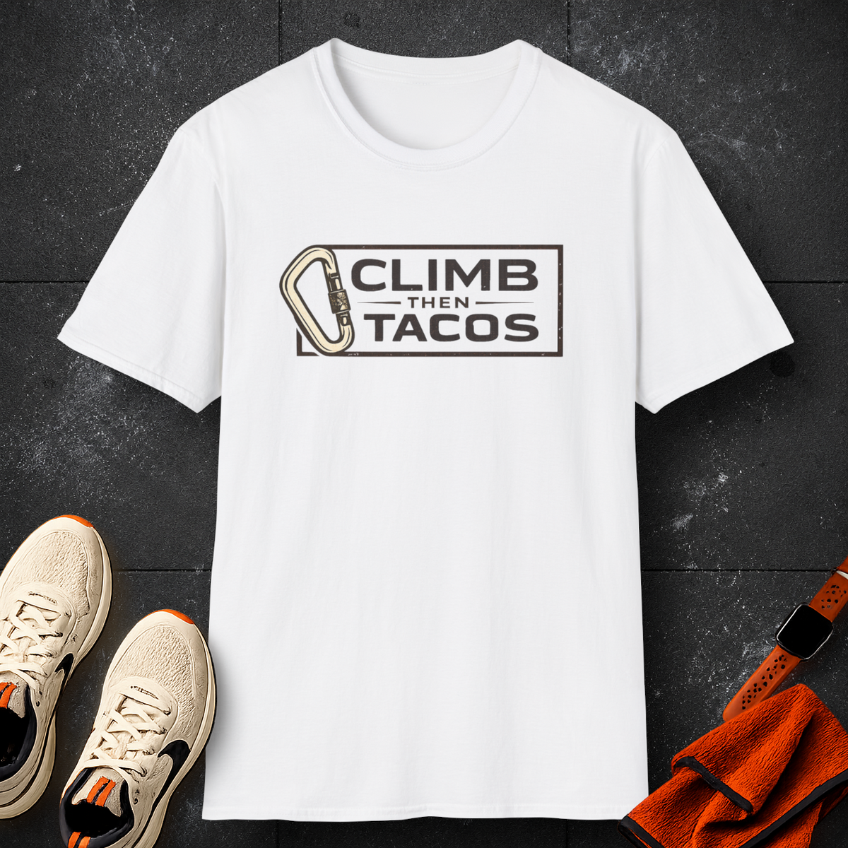 Climb Then Tacos | Premium Unisex T-Shirt | Gym Then Tacos