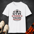Powered By Carbs | Premium Unisex T-Shirt | Gym Then Tacos
