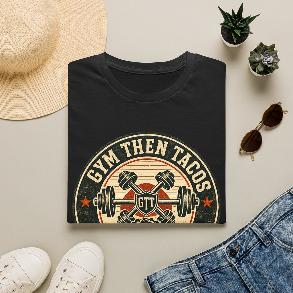 GTT Badge | Premium Unisex T-Shirt | Gym Then Tacos