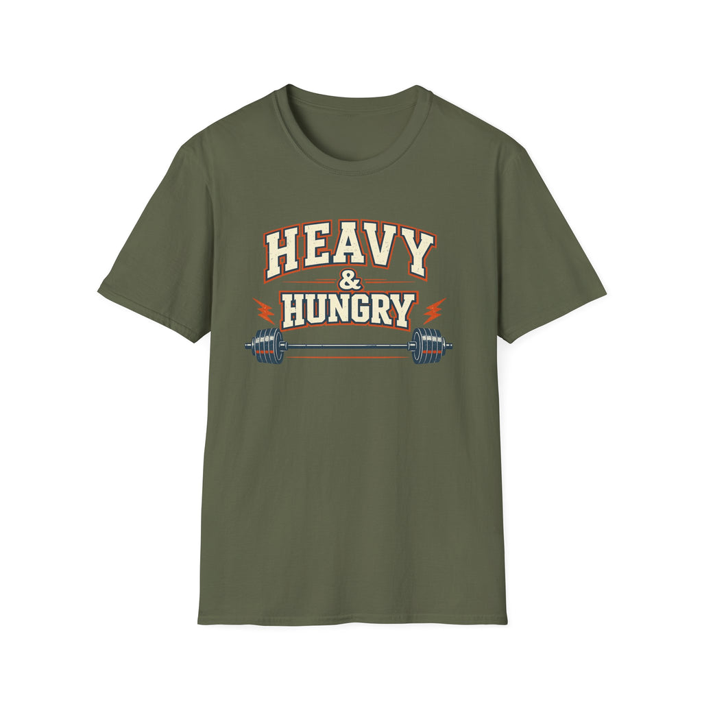 Heavy and Hungry | Premium Unisex T-Shirt | Gym Then Tacos