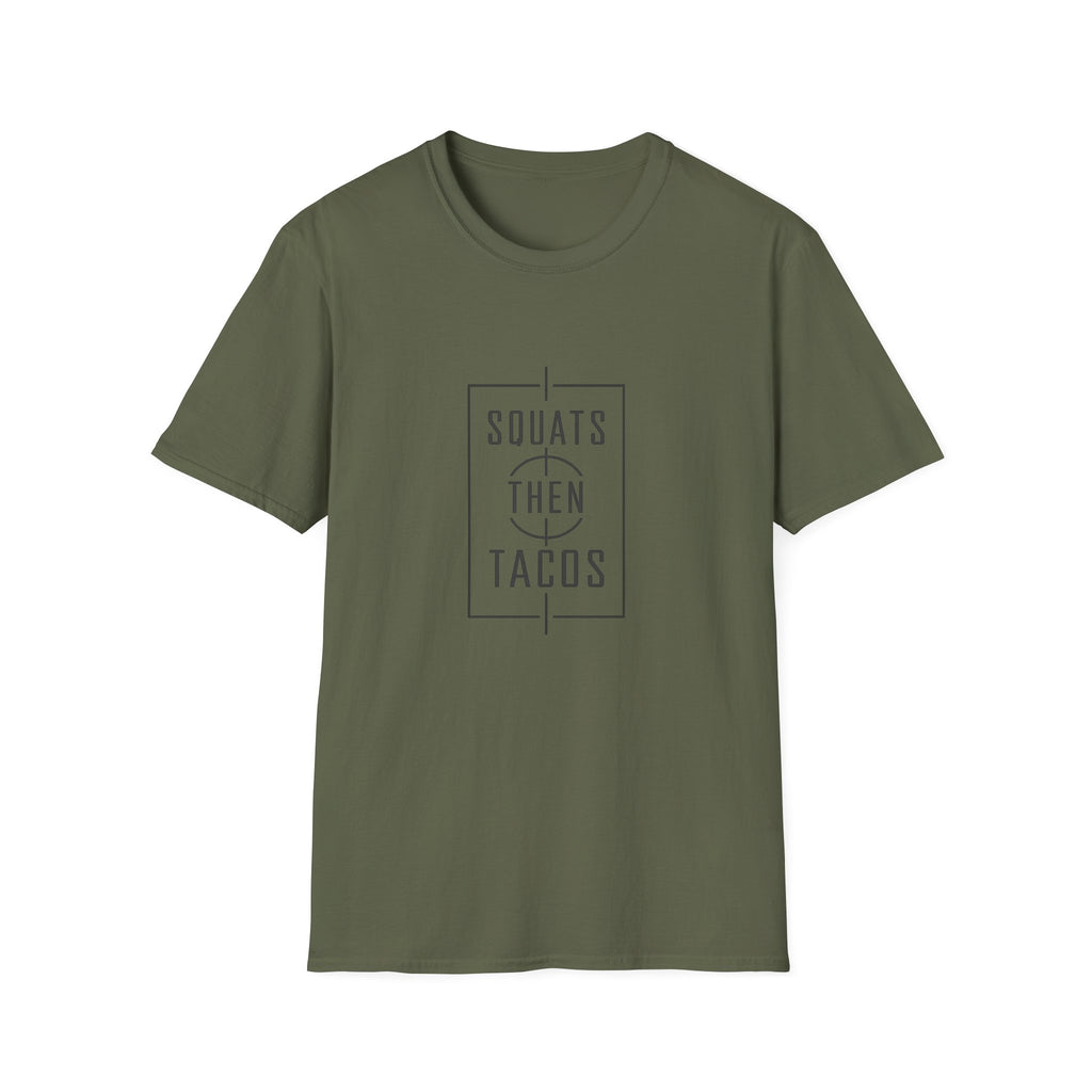 Squats Then Tacos | Premium Unisex T-Shirt | Gym Then Tacos