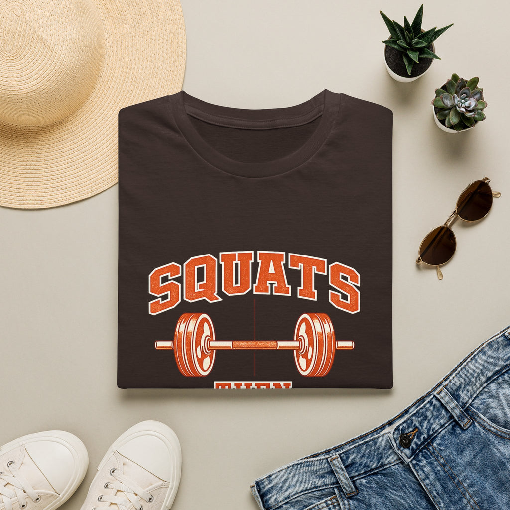 Squats Then Tacos | Premium Unisex T-Shirt | Gym Then Tacos