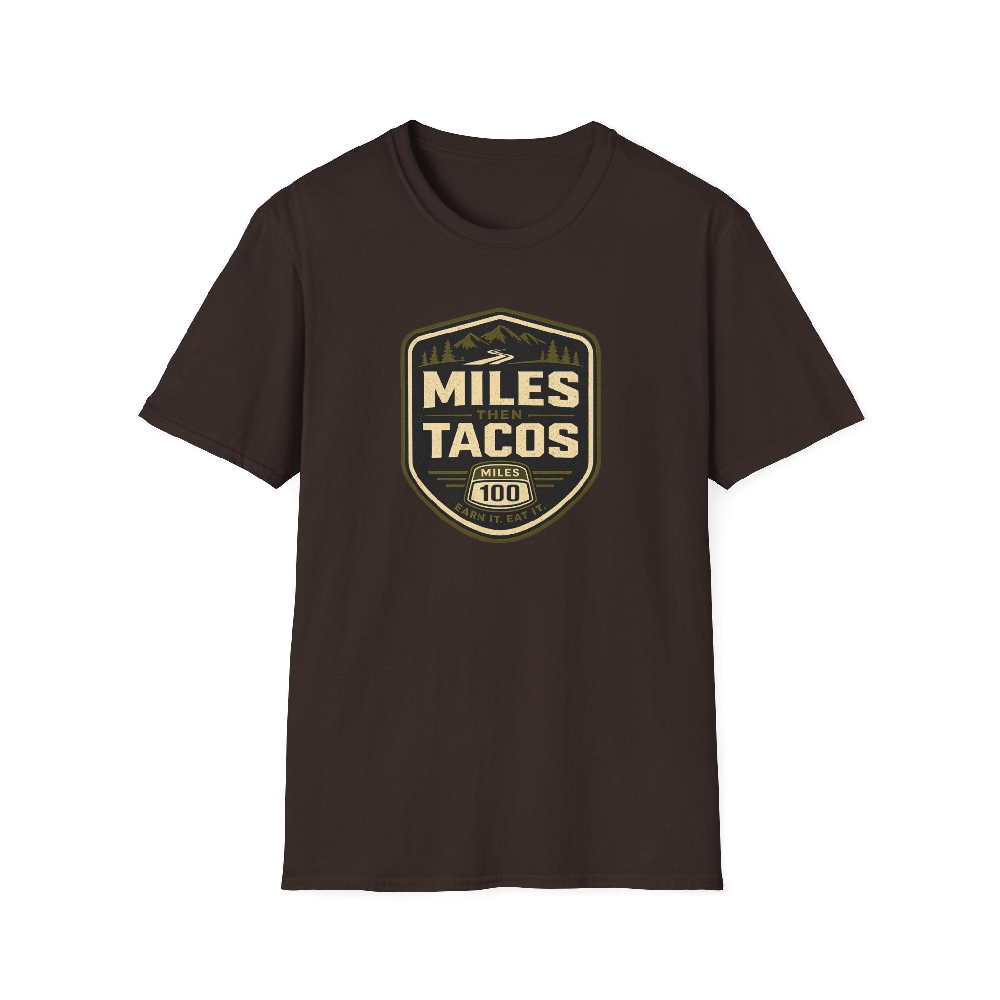 Miles Then Tacos | Premium Unisex T-Shirt | Gym Then Tacos