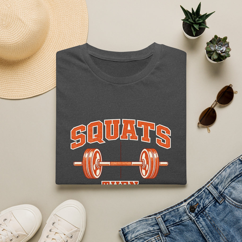 Squats Then Tacos | Premium Unisex T-Shirt | Gym Then Tacos