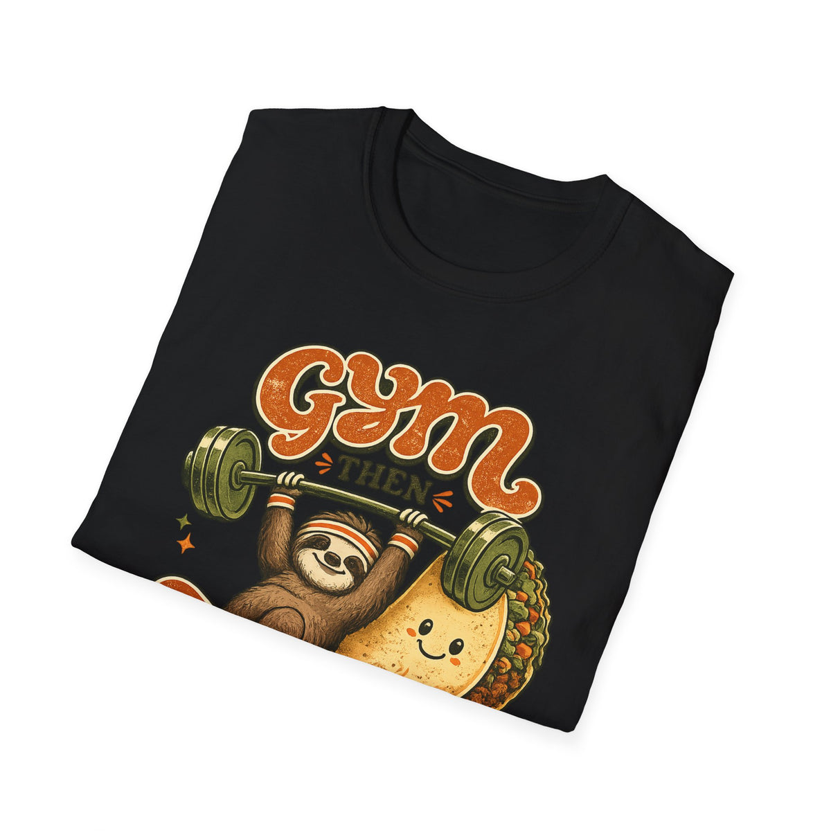 Gym Sloth | Premium Unisex T-Shirt | Gym Then Tacos