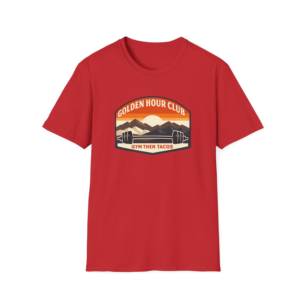 Golden Hour Club | Premium Unisex T-Shirt | Gym Then Tacos