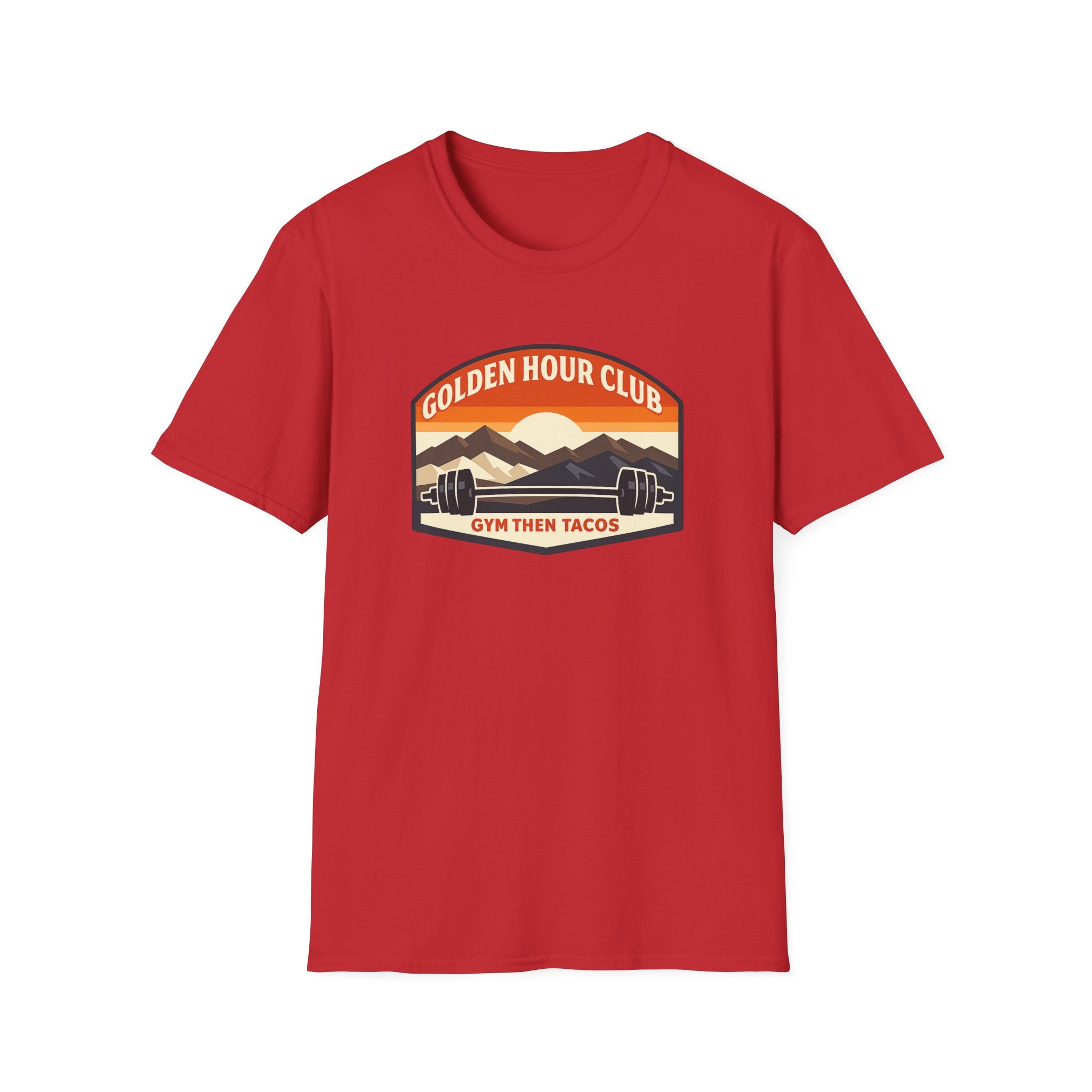 Golden Hour Club | Premium Unisex T-Shirt | Gym Then Tacos