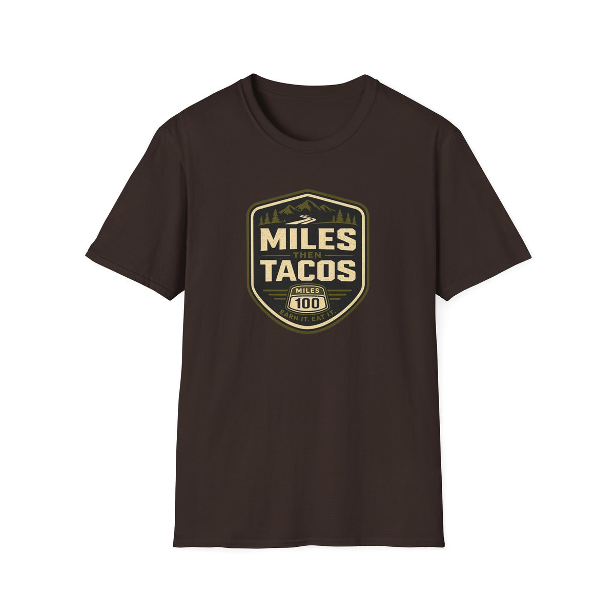 Miles Then Tacos | Premium Unisex T-Shirt | Gym Then Tacos