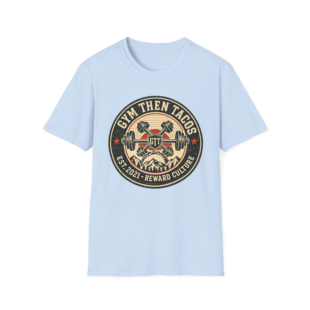 GTT Badge | Premium Unisex T-Shirt | Gym Then Tacos
