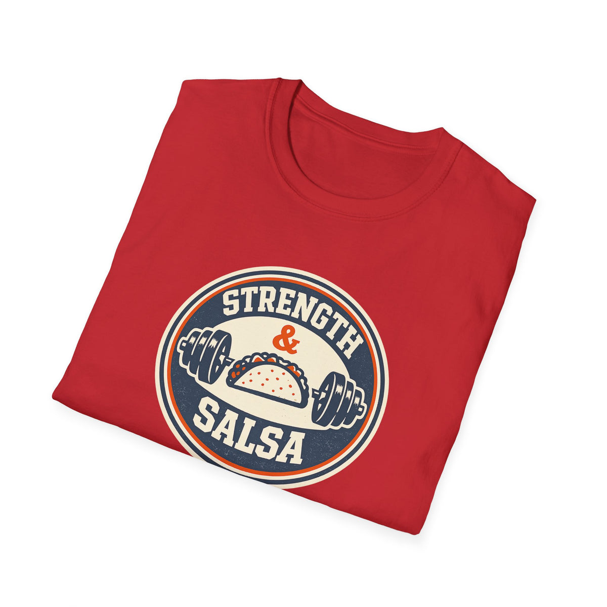 Strength & Salsa | Premium Unisex T-Shirt | Gym Then Tacos