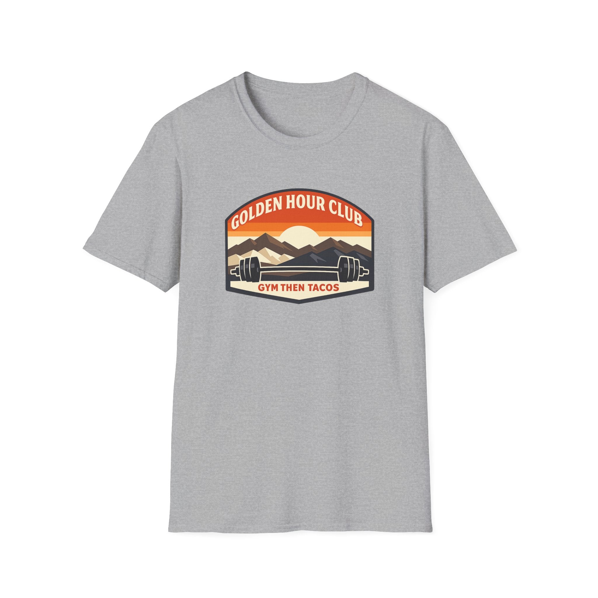 Golden Hour Club | Premium Unisex T-Shirt | Gym Then Tacos