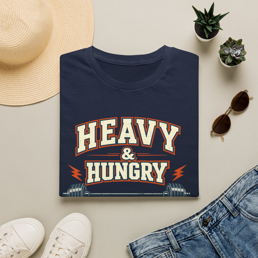 Heavy and Hungry | Premium Unisex T-Shirt | Gym Then Tacos