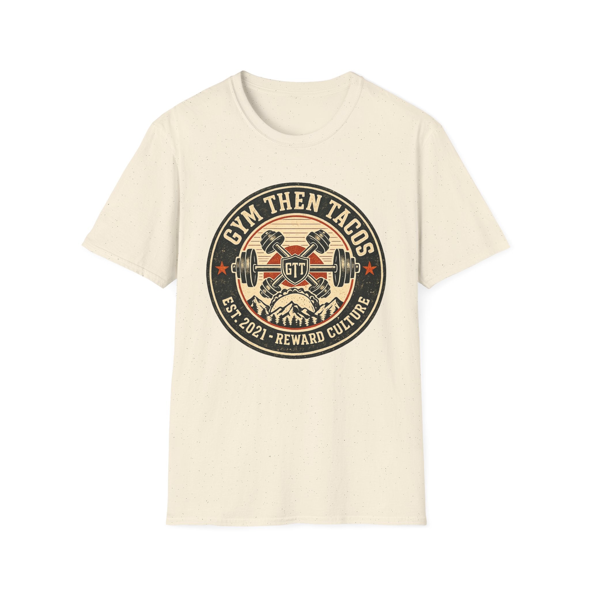 GTT Badge | Premium Unisex T-Shirt | Gym Then Tacos