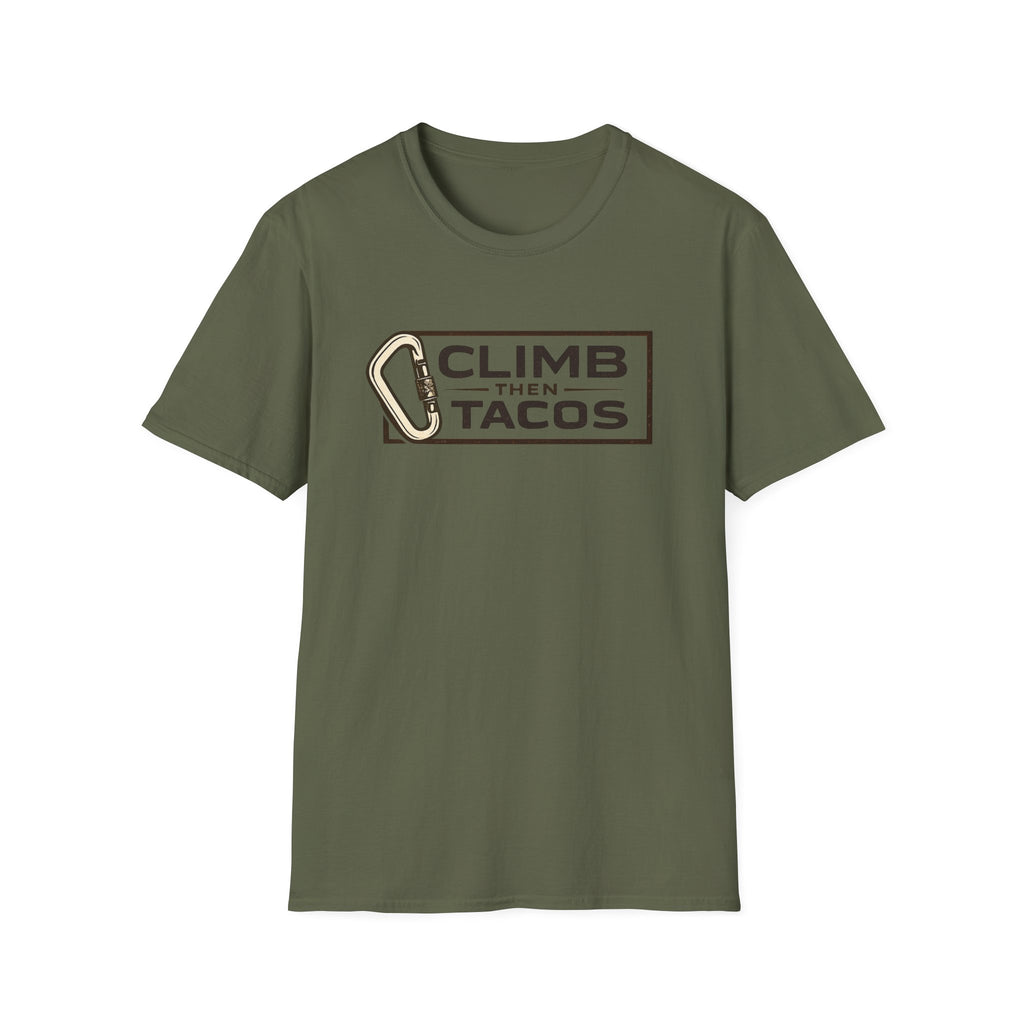 Climb Then Tacos | Premium Unisex T-Shirt | Gym Then Tacos