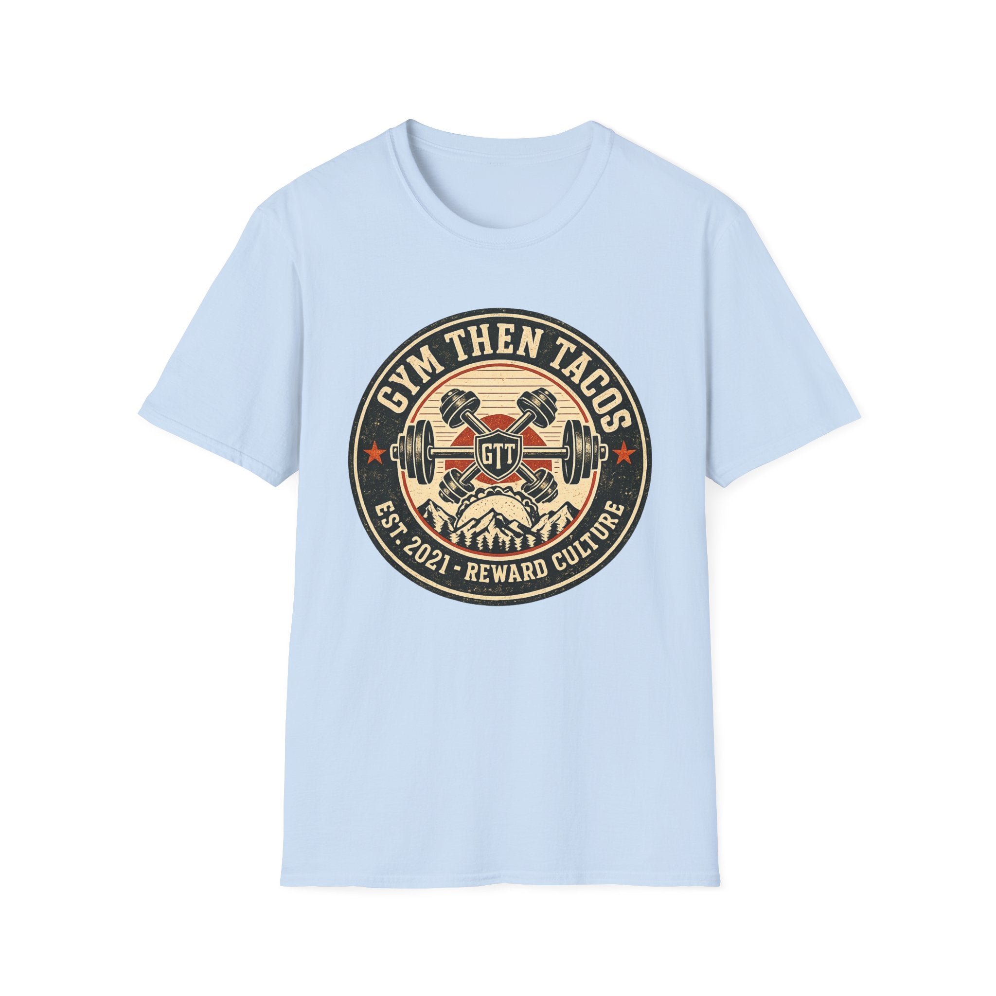 GTT Badge | Premium Unisex T-Shirt | Gym Then Tacos
