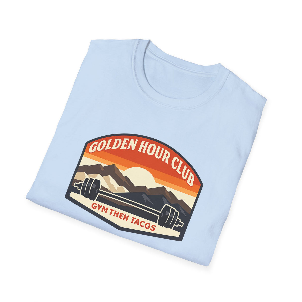 Golden Hour Club | Premium Unisex T-Shirt | Gym Then Tacos