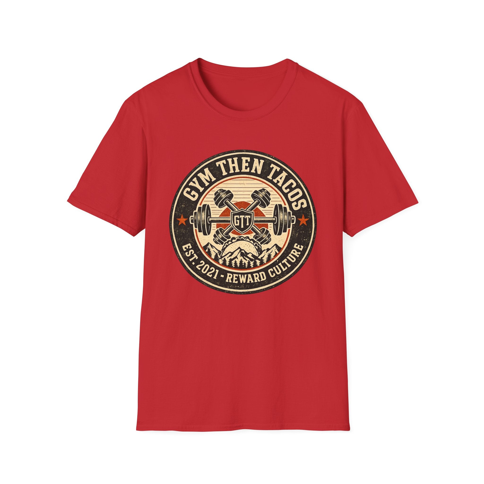 GTT Badge | Premium Unisex T-Shirt | Gym Then Tacos