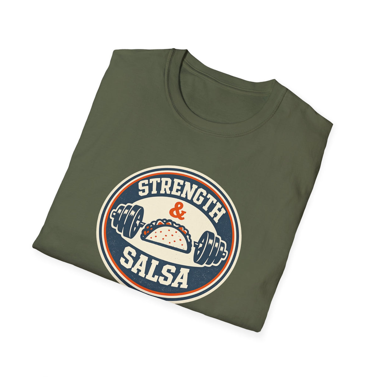 Strength & Salsa | Premium Unisex T-Shirt | Gym Then Tacos