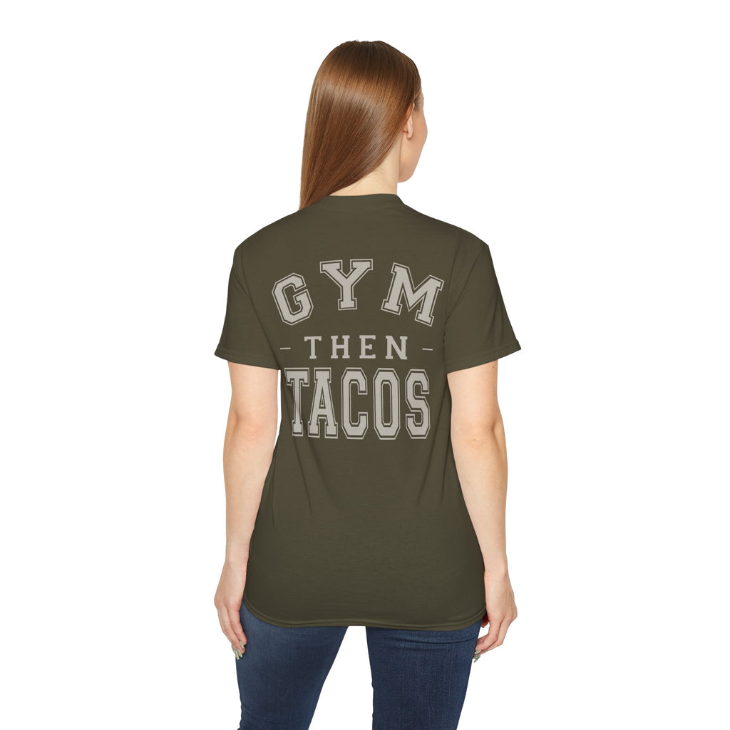 The Heritage Tee - Back Print - Gym Then Tacos
