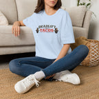 Deadlift Then Tacos | Premium Unisex T-Shirt | Gym Then Tacos