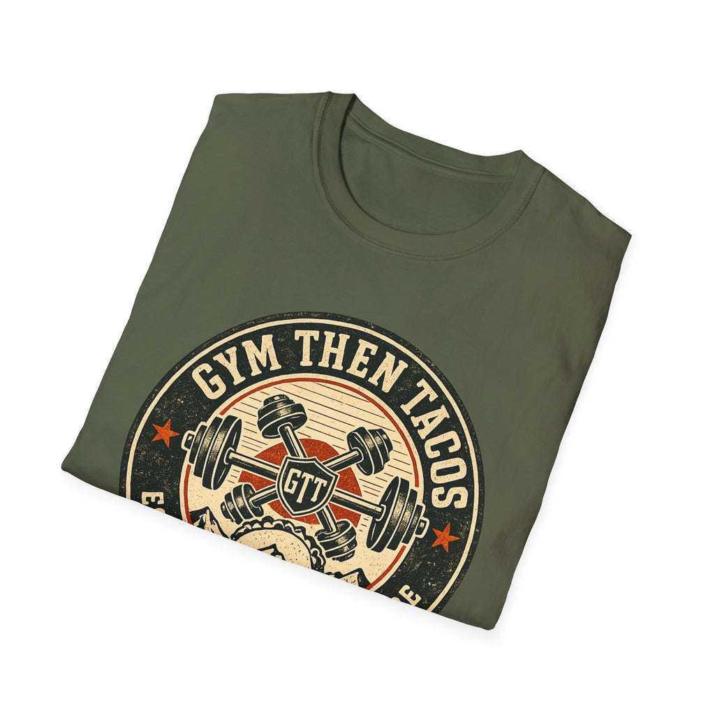 GTT Badge | Premium Unisex T-Shirt | Gym Then Tacos