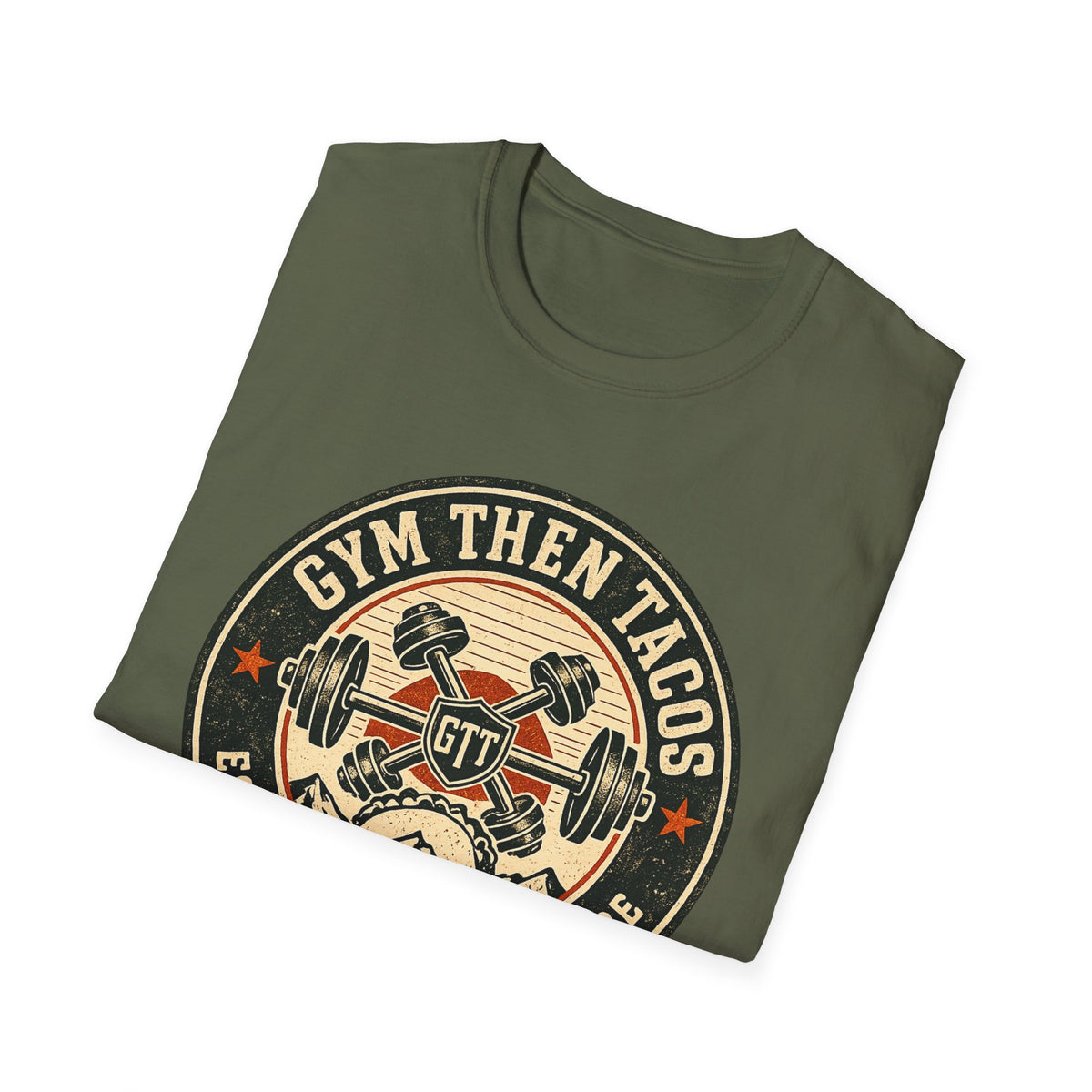 GTT Badge | Premium Unisex T-Shirt | Gym Then Tacos