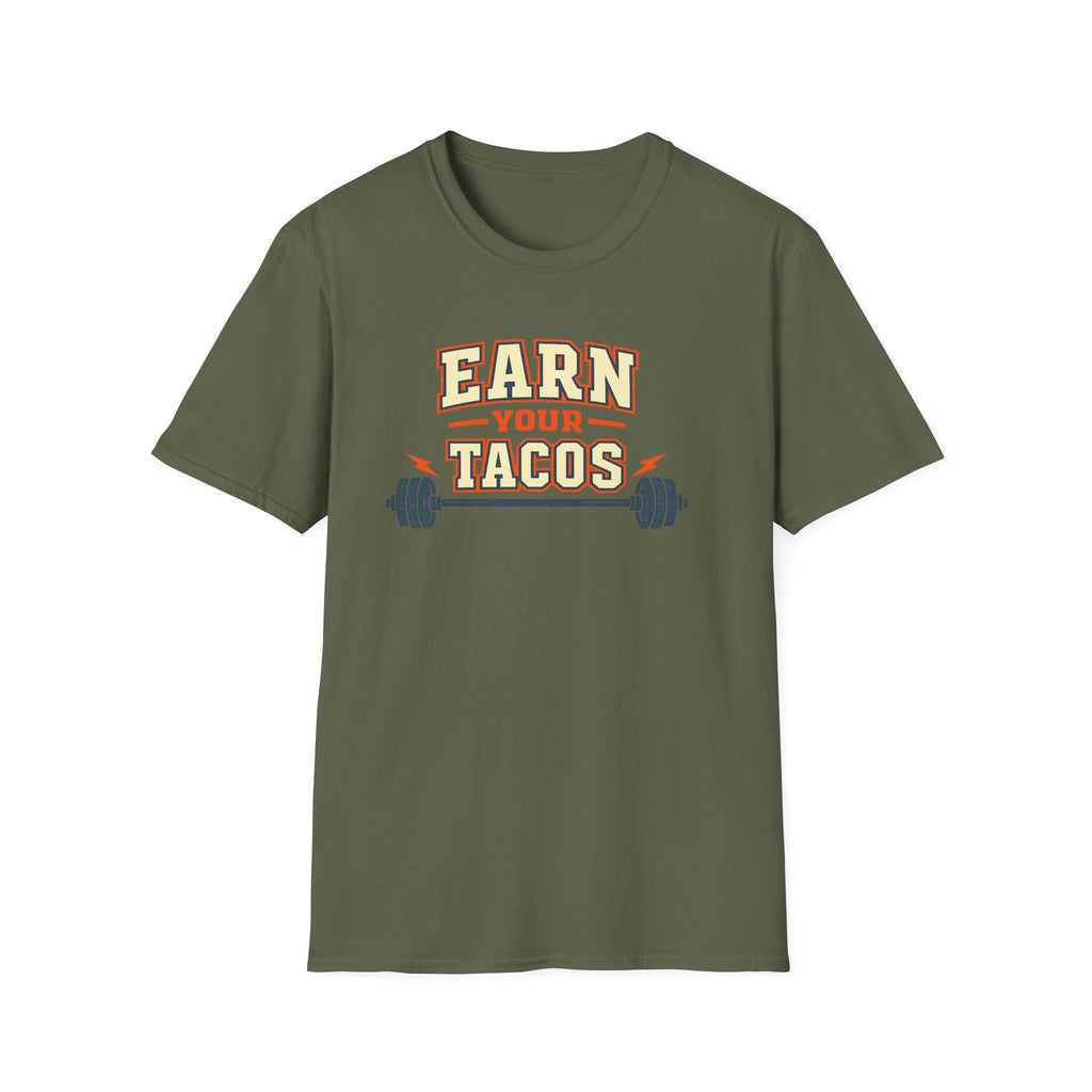 Earn Your Tacos | Premium Unisex T-Shirt | Gym Then Tacos