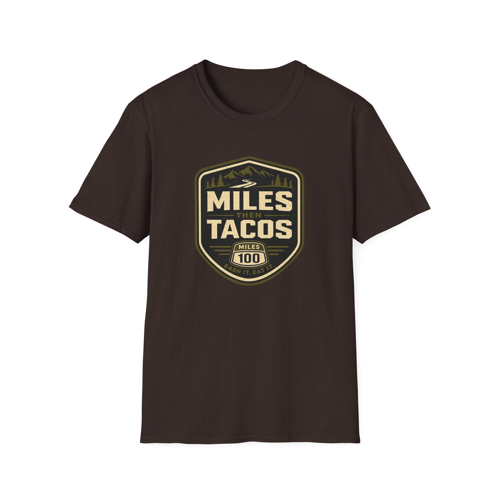 Miles Then Tacos | Premium Unisex T-Shirt | Gym Then Tacos