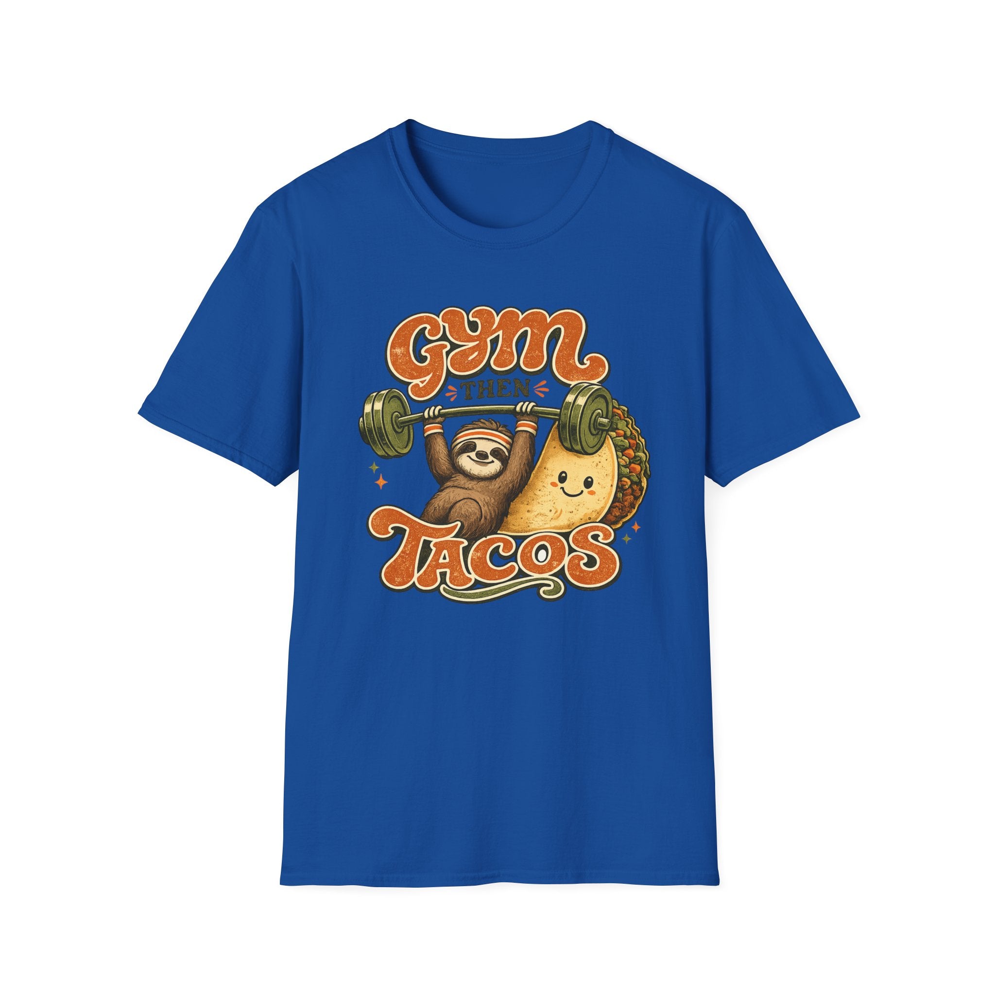 Gym Sloth | Premium Unisex T-Shirt | Gym Then Tacos