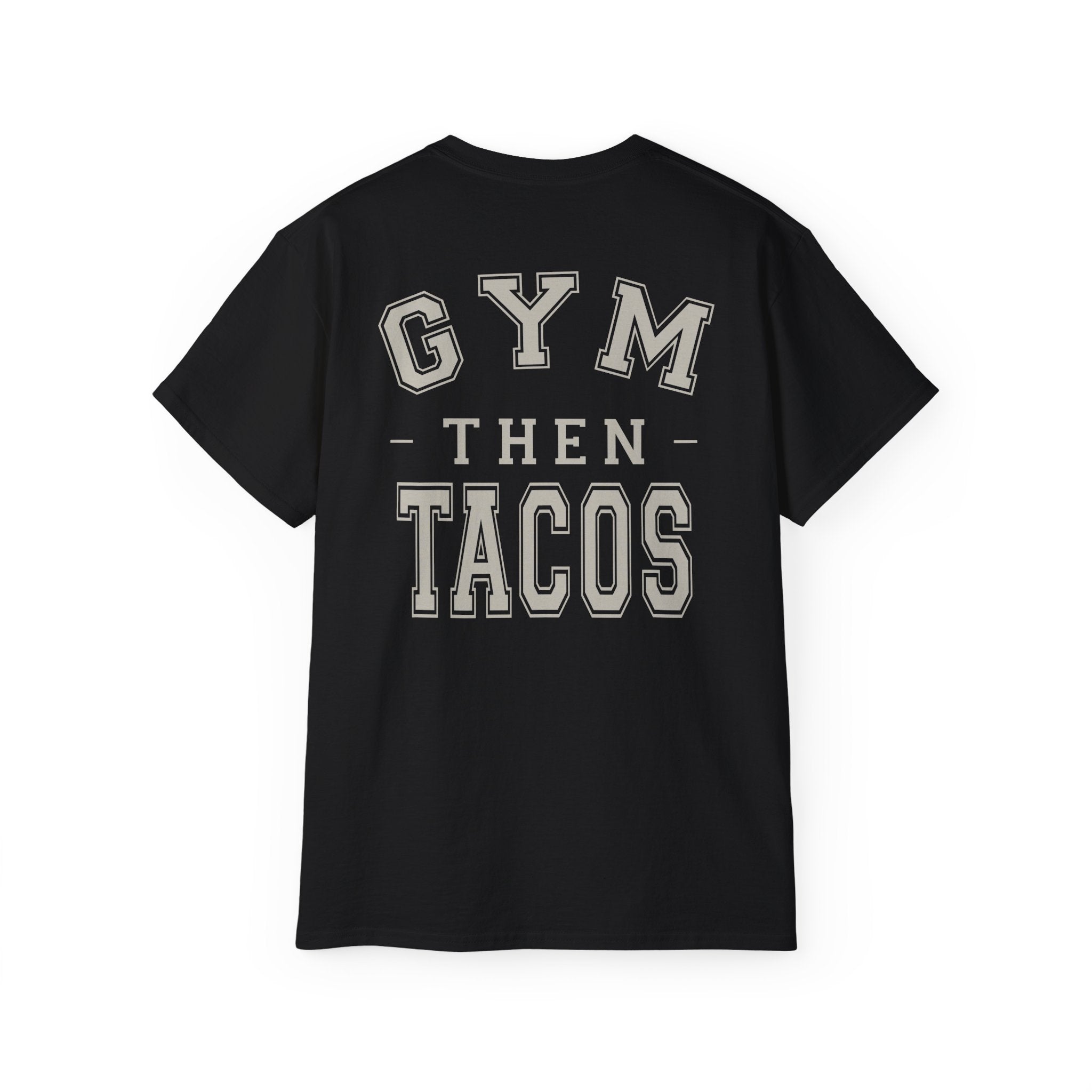 The Heritage Tee - Back Print - Gym Then Tacos