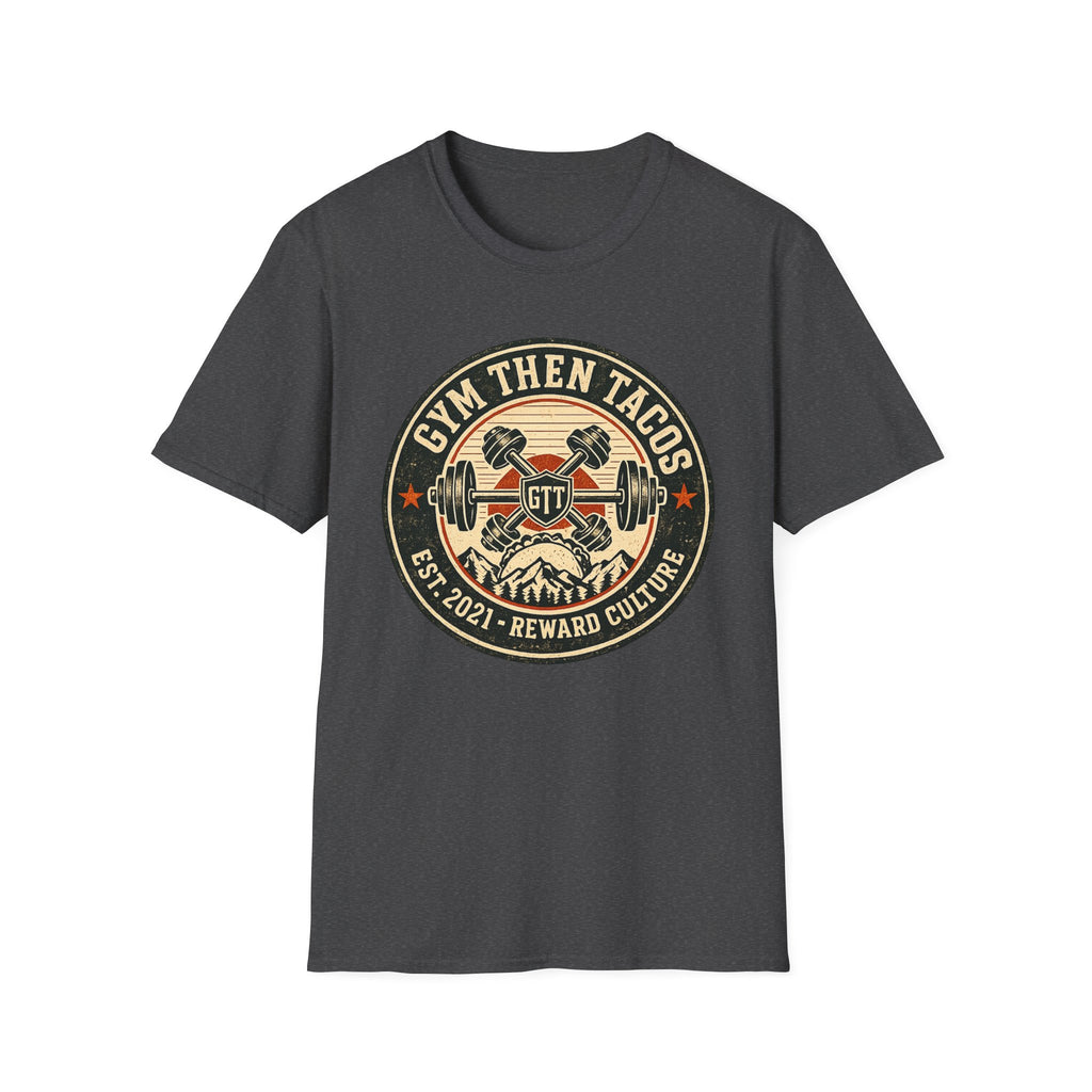 GTT Badge | Premium Unisex T-Shirt | Gym Then Tacos