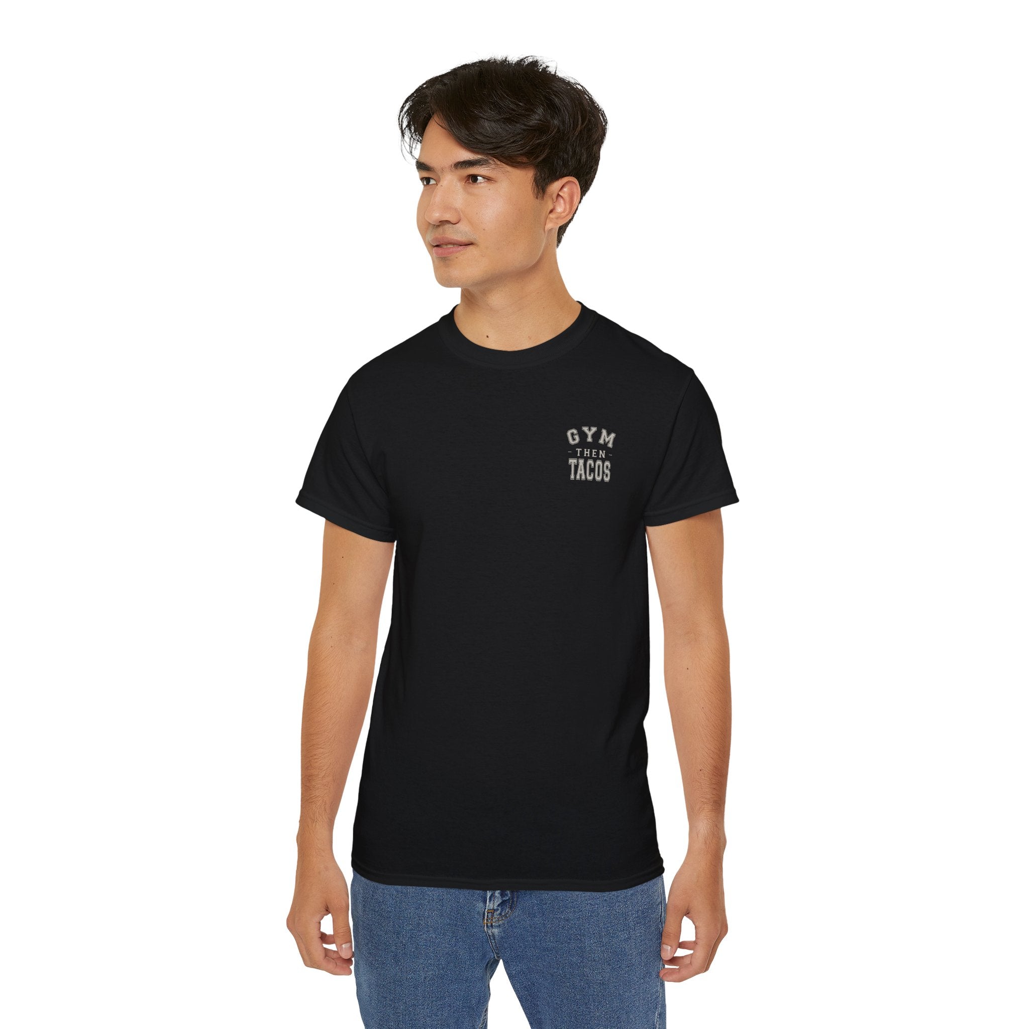 The Heritage Tee - Back Print - Gym Then Tacos