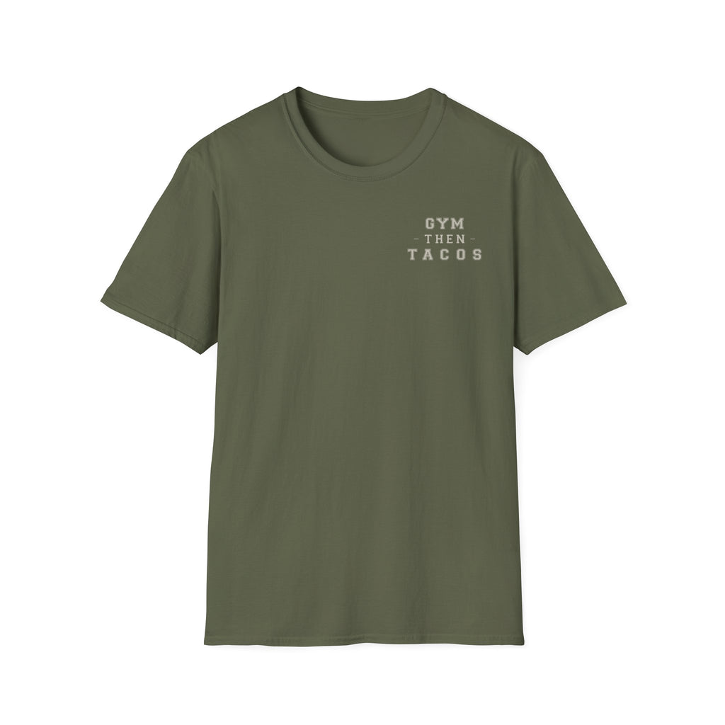 Progress Over Perfection - Gym Then Tacos T-Shirt