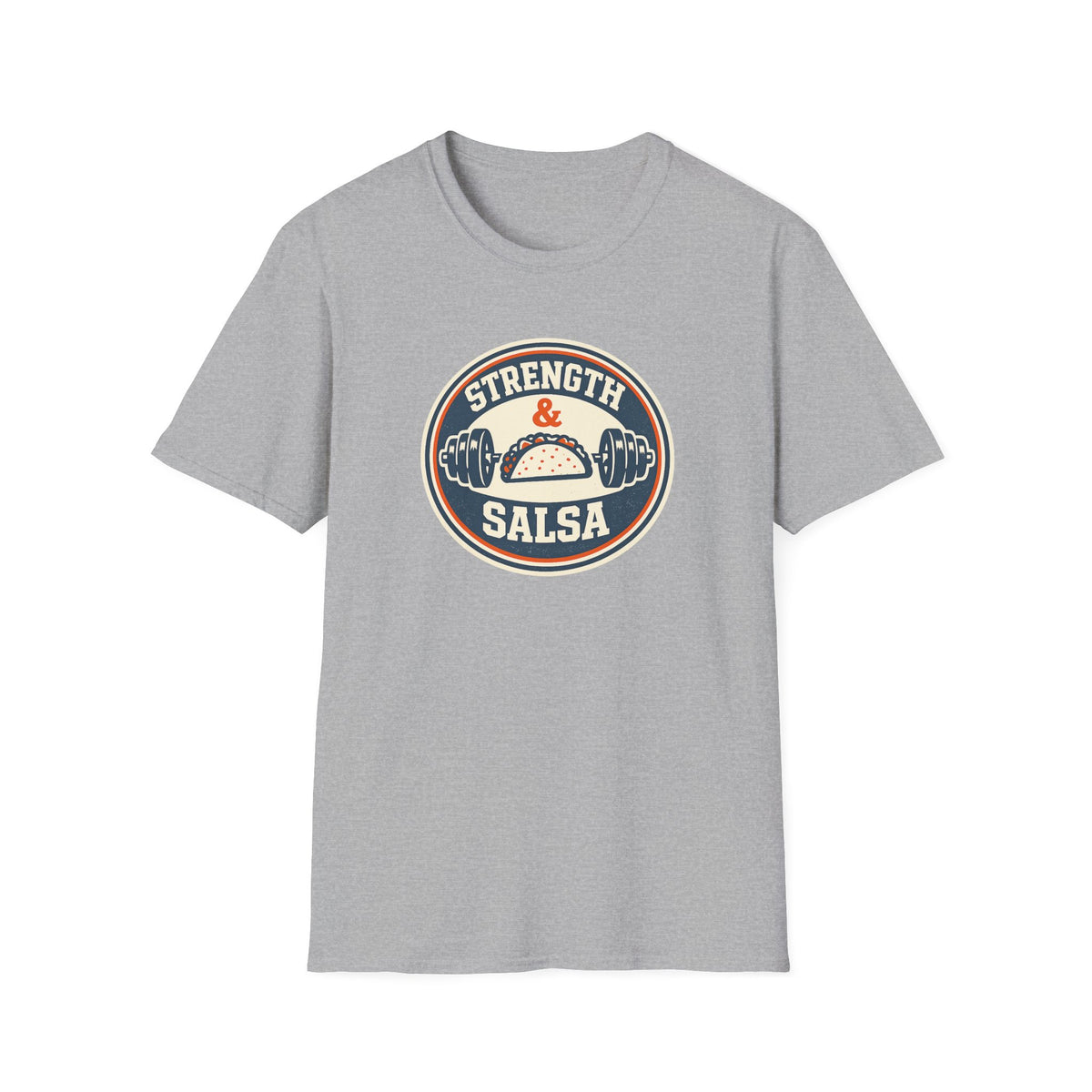 Strength & Salsa | Premium Unisex T-Shirt | Gym Then Tacos